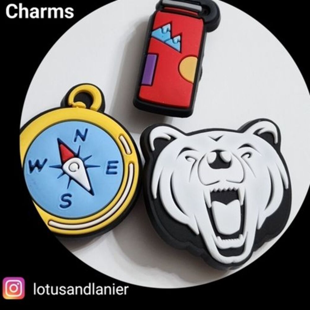 Shoe Charms"Hiking Charms" Set of 3